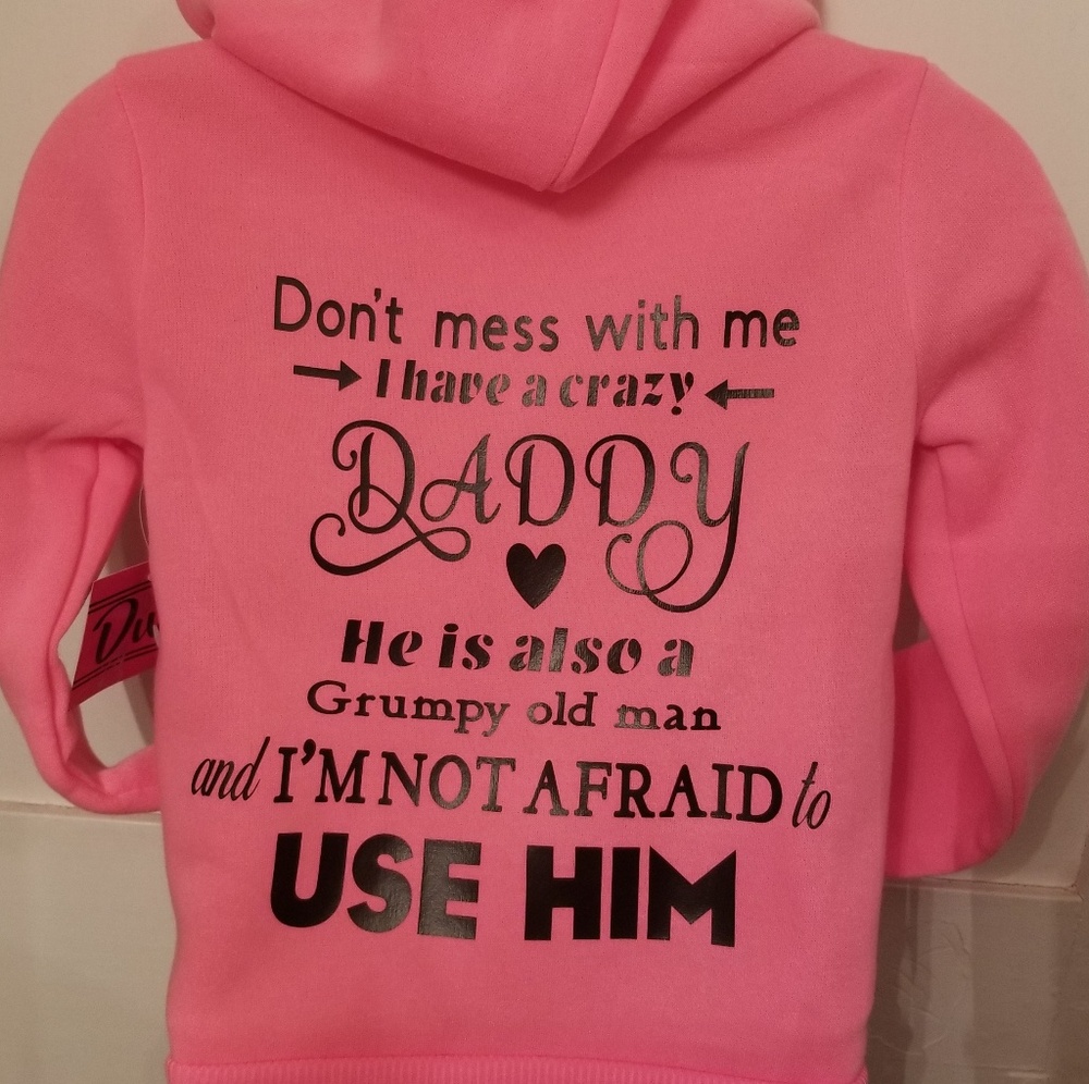 Handmade kids hoodie size 6 **LAST ONE**